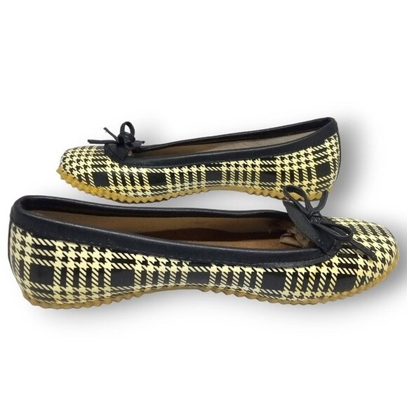 Western Chief Houndstooth Check Skimmer Flats- Size 10-Rain Shoes-Ballet-Outdoor - Picture 3 of 6